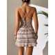 Women' S Back Tie Window Detail Strappy Knit Dress , 17264 Women' S Back Tie Window Detail Strappy Knit Dress , 17264