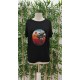 Kadın Kısa Kollu Palmiye Baskılı Viskon T-shirt , 17347 Kadın Kısa Kollu Palmiye Baskılı Viskon T-shirt , 17347