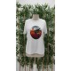 Kadın Kısa Kollu Palmiye Baskılı Viskon T-shirt , 17345 Kadın Kısa Kollu Palmiye Baskılı Viskon T-shirt , 17345