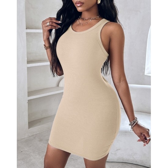 Kadın Kalın Askılı Bodycon Kaşkorse Mini Elbise, 17434 Kadın Kalın Askılı Bodycon Kaşkorse Mini Elbise, 17434