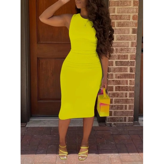 Kadın Bodycon Midi Boy Dalgıç Elbise, 17481 Kadın Bodycon Midi Boy Dalgıç Elbise, 17481