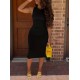 Kadın Bodycon Midi Boy Dalgıç Elbise, 17480 Kadın Bodycon Midi Boy Dalgıç Elbise, 17480