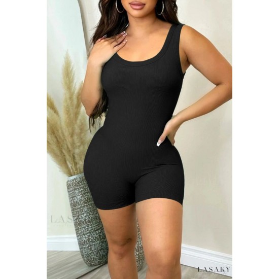 Women' S Thick Strappy Bodycon Jumpsuit , 17510 Women' S Thick Strappy Bodycon Jumpsuit , 17510