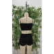 Kadın Ip Askılı Crop Bluz Ve Yanlardan Büzgülü Ikili Kaşkorse Short Takım, 17812 Kadın Ip Askılı Crop Bluz Ve Yanlardan Büzgülü Ikili Kaşkorse Short Takım, 17812