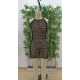 Women' S Halter Neck Mesh Pattern Knitted Pareo, 18045 Women' S Halter Neck Mesh Pattern Knitted Pareo, 18045