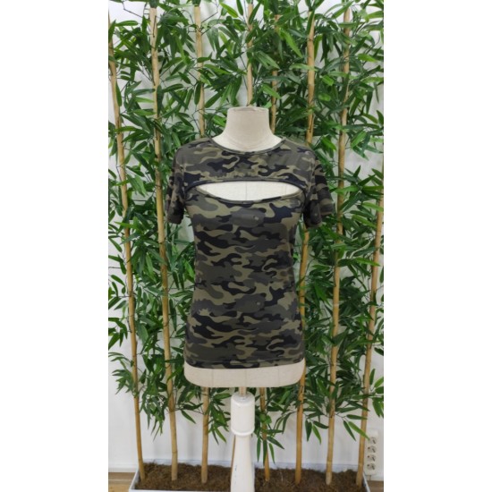 Women' S Short Sleeve Crew Neck Low-cut Jersey Blouse, 18160 Women' S Short Sleeve Crew Neck Low-cut Jersey Blouse, 18160