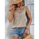 Women' S Sleeveless V-neck Lace Viscose Blouse , 18343 Women' S Sleeveless V-neck Lace Viscose Blouse , 18343