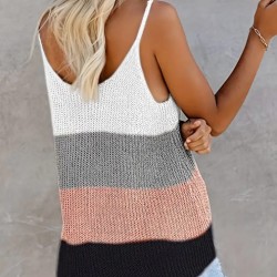 Kadın Askılı Yuvarlak Yaka Salaş Triko Bluz , 18351 Kadın Askılı Yuvarlak Yaka Salaş Triko Bluz , 18351