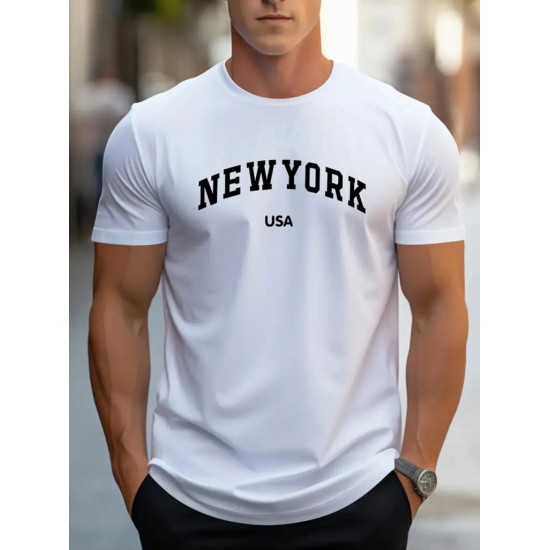Erkek New York Baskılı Süprem T-shirt , 18578 Erkek New York Baskılı Süprem T-shirt , 18578