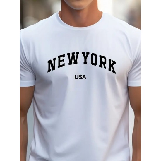 Erkek New York Baskılı Süprem T-shirt , 18578 Erkek New York Baskılı Süprem T-shirt , 18578