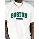 Men' S Boston Printed Single Jersey T-shirt , 18572 Men' S Boston Printed Single Jersey T-shirt , 18572
