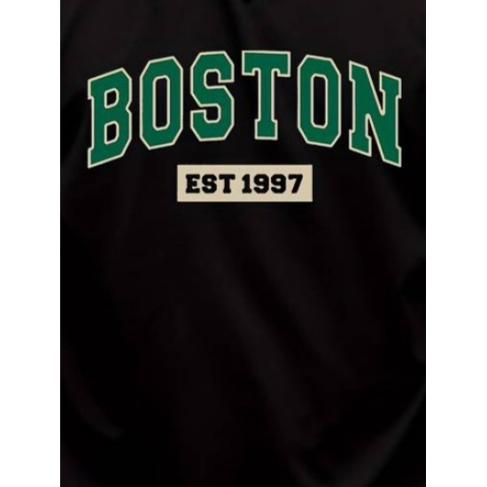Men' S Boston Printed Single Jersey T-shirt , 18571 Men' S Boston Printed Single Jersey T-shirt , 18571