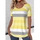 Women' S Short Sleeve Crew Neck Button Detail Single Jersey Blouse, 18507 Women' S Short Sleeve Crew Neck Button Detail Single Jersey Blouse, 18507