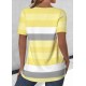 Women' S Short Sleeve Crew Neck Button Detail Single Jersey Blouse, 18507 Women' S Short Sleeve Crew Neck Button Detail Single Jersey Blouse, 18507