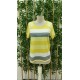 Women' S Short Sleeve Crew Neck Button Detail Single Jersey Blouse, 18507 Women' S Short Sleeve Crew Neck Button Detail Single Jersey Blouse, 18507