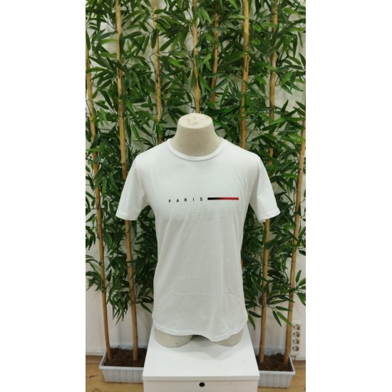 Erkek Paris Baskılı Süprem T-shirt , 18556 Erkek Paris Baskılı Süprem T-shirt , 18556