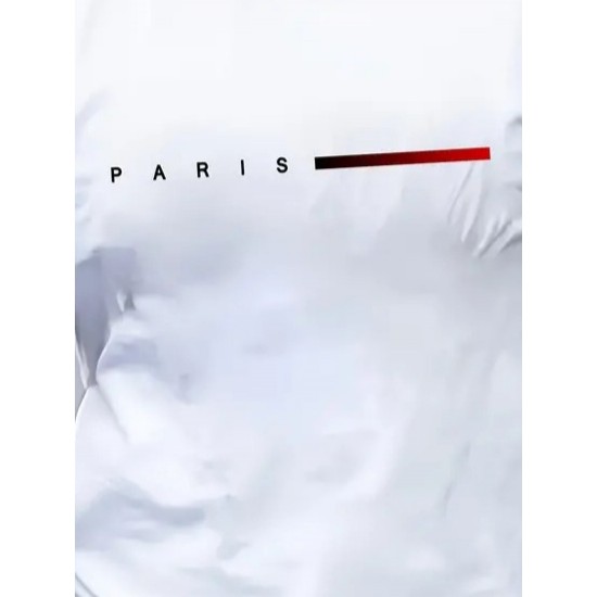 Erkek Paris Baskılı Süprem T-shirt , 18556 Erkek Paris Baskılı Süprem T-shirt , 18556