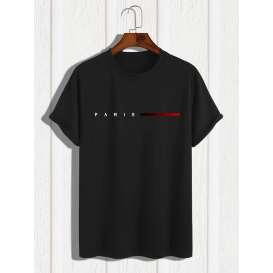 Erkek Paris Baskılı Süprem T-shirt , 18555 Erkek Paris Baskılı Süprem T-shirt , 18555