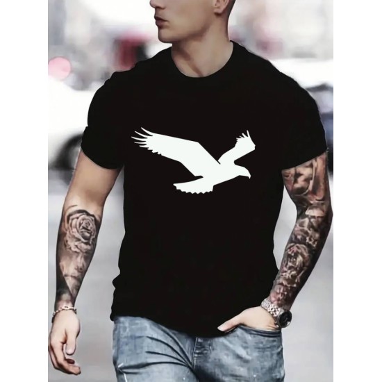 Erkek Kartal Baskılı Süprem T-shirt , 18603 Erkek Kartal Baskılı Süprem T-shirt , 18603