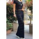 Women' S Short-sleeved, Wide-leg Camisole Two-piece Suit , 10208 Women' S Short-sleeved, Wide-leg Camisole Two-piece Suit , 10208