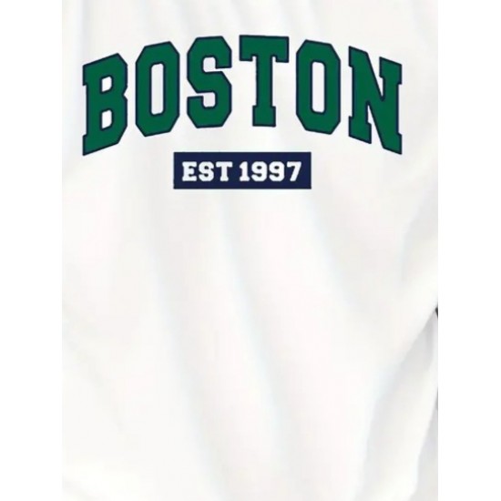 Men' S Boston Printed Single Jersey T-shirt , 18570 Men' S Boston Printed Single Jersey T-shirt , 18570