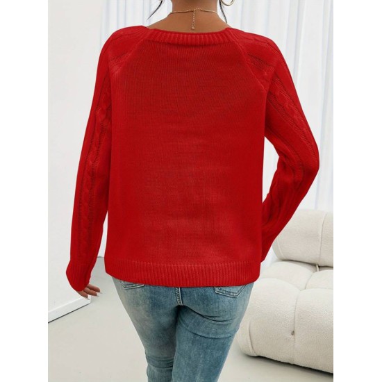 Women' S Diamond Pattern Button Detailed Knitwear Sweater , 18731 Women' S Diamond Pattern Button Detailed Knitwear Sweater , 18731