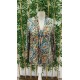 Women' S Long Sleeved V-neck Loose Jersey Blouse , 18996 Women' S Long Sleeved V-neck Loose Jersey Blouse , 18996