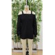 Women' S Strappy Two-shoulder Loose Wool Viscose Blouse , 19178 Women' S Strappy Two-shoulder Loose Wool Viscose Blouse , 19178