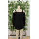 Women' S Strappy Two-shoulder Loose Wool Viscose Blouse , 19178 Women' S Strappy Two-shoulder Loose Wool Viscose Blouse , 19178