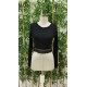 Women' S Long Sleeve Round Neck Ribbed Lace Detail Thick Ribbed Camisole Crop Blouse, 19284 Women' S Long Sleeve Round Neck Ribbed Lace Detail Thick Ribbed Camisole Crop Blouse, 19284