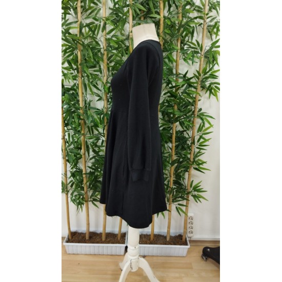 Women' S Long Sleeve Square Neck Front Buttoned Midi Camisole Dress, 19292 Women' S Long Sleeve Square Neck Front Buttoned Midi Camisole Dress, 19292