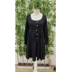 Women' S Long Sleeve Square Neck Front Buttoned Midi Camisole Dress, 19292 Women' S Long Sleeve Square Neck Front Buttoned Midi Camisole Dress, 19292