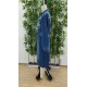 Women' S Long Sleeve Collar Button Front Pocket Denim Midi Dress , 19298 Women' S Long Sleeve Collar Button Front Pocket Denim Midi Dress , 19298