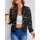 Women' S Long Sleeve Printed Diving Jacket, 19358 Women' S Long Sleeve Printed Diving Jacket, 19358
