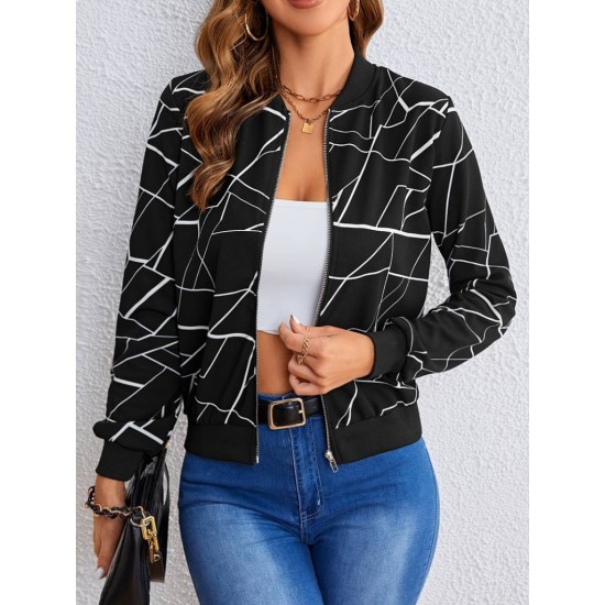 Women' S Long Sleeve Printed Diving Jacket, 19358 Women' S Long Sleeve Printed Diving Jacket, 19358