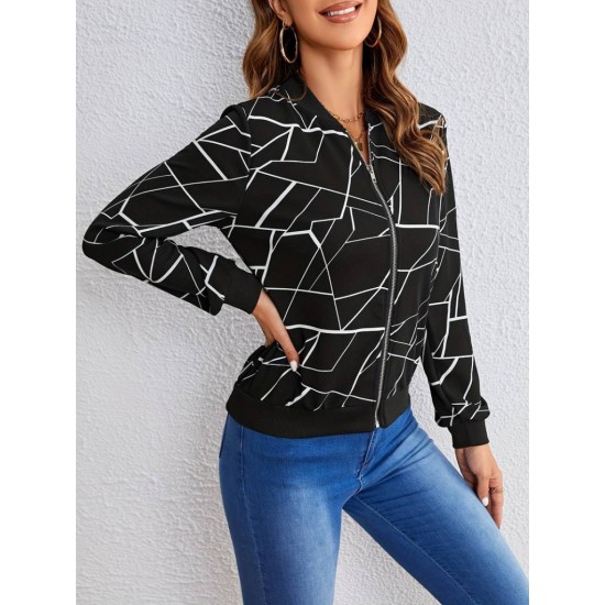 Women' S Long Sleeve Printed Diving Jacket, 19358 Women' S Long Sleeve Printed Diving Jacket, 19358