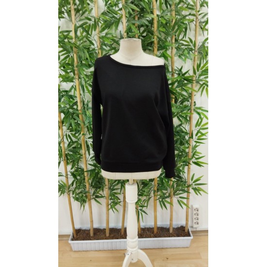 Women' S Long Sleeve One Shoulder Open Acrylic Blouse, 20901 Women' S Long Sleeve One Shoulder Open Acrylic Blouse, 20901