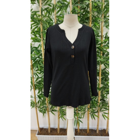 Women' S Long Sleeve V-neck Button-down Camisole Blouse , 20922 Women' S Long Sleeve V-neck Button-down Camisole Blouse , 20922