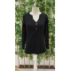 Women' S Long Sleeve V-neck Button-down Camisole Blouse , 20922 Women' S Long Sleeve V-neck Button-down Camisole Blouse , 20922