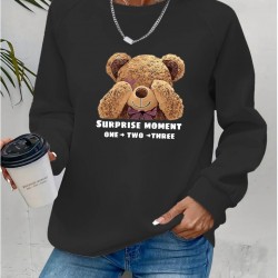 Kadın Uzun Kollu Bisiklet Yaka Ayıcık Desenli Viskon Iki Iplik Bluz , 21115 Kadın Uzun Kollu Bisiklet Yaka Ayıcık Desenli Viskon Iki Iplik Bluz , 21115