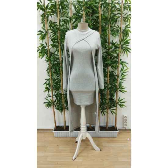 Women' S Halter Round Neck Dress And Half Turtleneck Combination Raised Camisole Two-piece Suit, 21498 Women' S Halter Round Neck Dress And Half Turtleneck Combination Raised Camisole Two-piece Suit, 21498