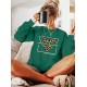 Women' S Long Sleeve Crew Neck Patterned Viscose Two Thread Blouse, 21517 Women' S Long Sleeve Crew Neck Patterned Viscose Two Thread Blouse, 21517