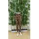 Women' S High Waist Crow' S Foot Patterned Side Stripe Button Detailed Diving Trousers , 22008 Women' S High Waist Crow' S Foot Patterned Side Stripe Button Detailed Diving Trousers , 22008