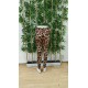 Women' S High Waist Crow' S Foot Patterned Side Stripe Button Detailed Diving Trousers , 22008 Women' S High Waist Crow' S Foot Patterned Side Stripe Button Detailed Diving Trousers , 22008