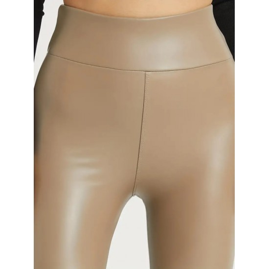 Women' S High Waist Leather Leggings, 22011 Women' S High Waist Leather Leggings, 22011