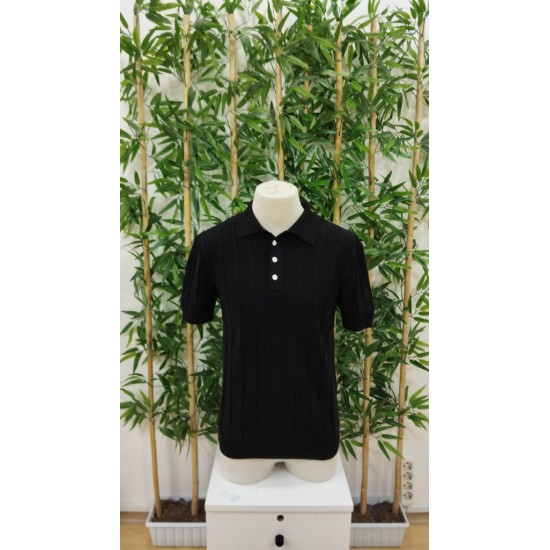 Erkek Kısa Kollu Polo Yakalı Düğmeli Triko Bluz, 23258 Erkek Kısa Kollu Polo Yakalı Düğmeli Triko Bluz, 23258
