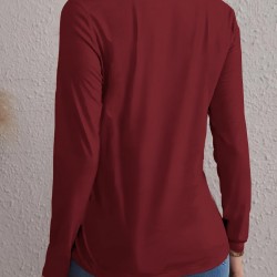Kadın Uzun Kollu Bisiklet Yaka Desenli Viskon Bluz, 20145 Kadın Uzun Kollu Bisiklet Yaka Desenli Viskon Bluz, 20145