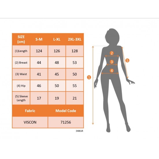 Kadın Uzun Kollu Yakası Açık Viskon Elbise , 23308 Kadın Uzun Kollu Yakası Açık Viskon Elbise , 23308