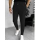 Men' S High Waist Lace-up Front Pocket Waffle Trousers , 23390 Men' S High Waist Lace-up Front Pocket Waffle Trousers , 23390