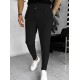 Men' S High Waist Lace-up Front Pocket Waffle Trousers , 23390 Men' S High Waist Lace-up Front Pocket Waffle Trousers , 23390